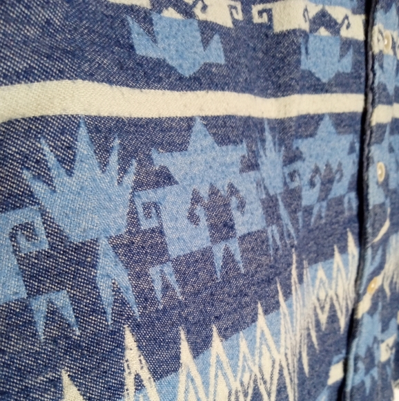 Superior Standard Original True Grit Southwestern button down shacket - Picture 5 of 13